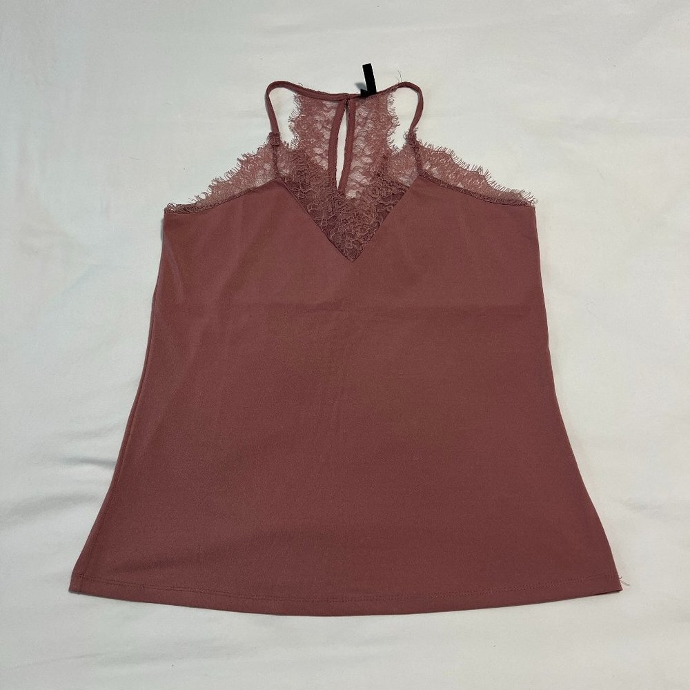 🚨 Last day Fri 🧳 Moda Womens Tank Top Lace Sleeveless Cami V-Neck